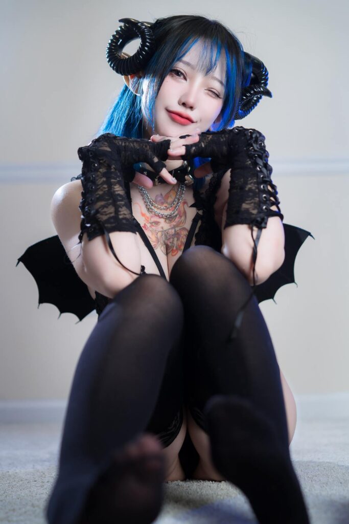 狐洛洛子 NO.008 – 深藍(lán)魅魔[39P/543MB]插圖3