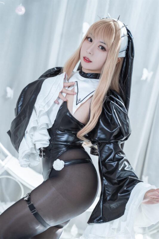 虎森森 NO.026 – 暗黑系 月之修女[25P/138MB]-無料攝影圈