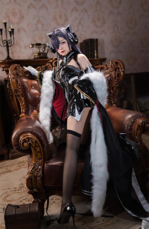 花鈴 NO.025 - 碧藍(lán)航線-奧古斯特(鐵血貓貓)[45P/288MB]-無料攝影圈