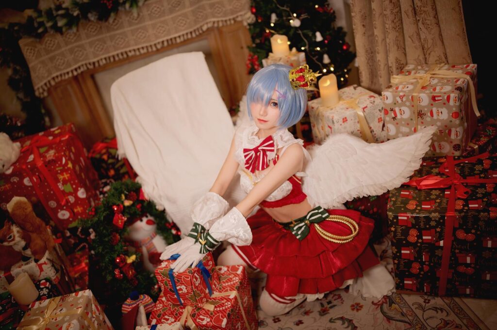 花柒Hana NO.002 – 圣誕蕾姆[22P/68.6MB]插圖3