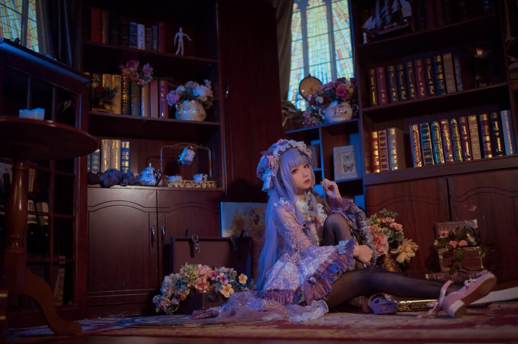 花柒Hana NO.010 – 帕秋莉睡衣[13P/92.3MB]插圖1