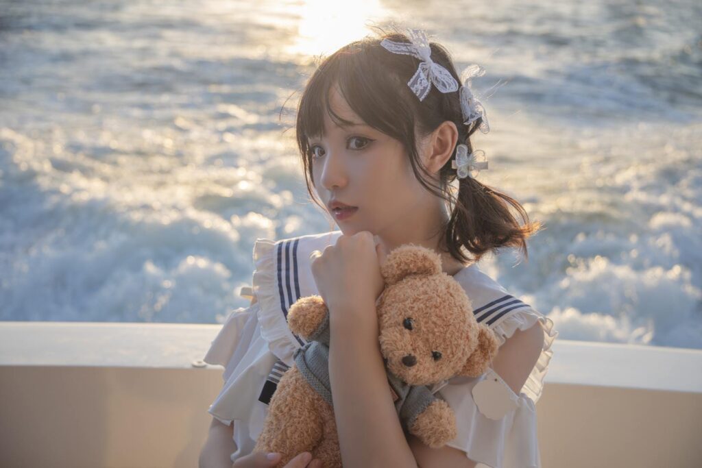 花柒Hana NO.013 – 三亞熊之海軍風(fēng)泳裝[12P/152MB]插圖2