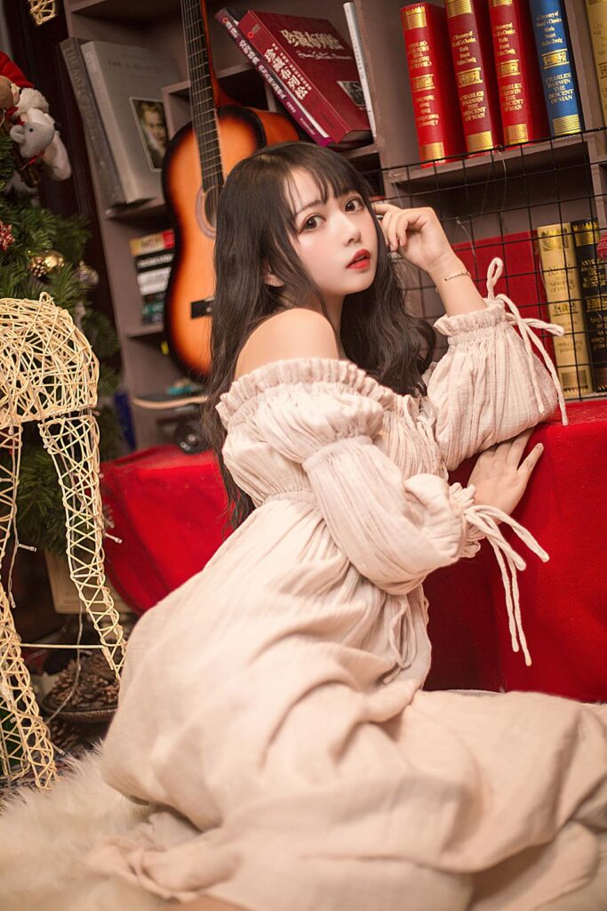 大眼萌妹黑貓貓OvO – 圣誕 [14P/119MB]插圖1