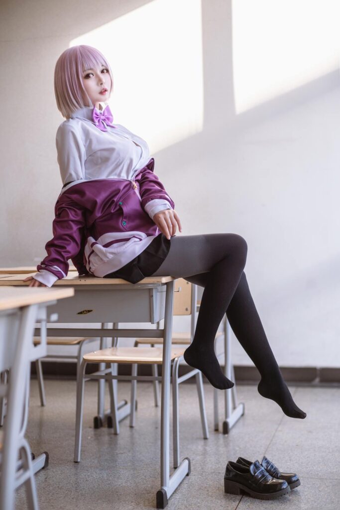 大眼萌妹黑貓貓OvO – 新條茜 [9P/55MB]插圖