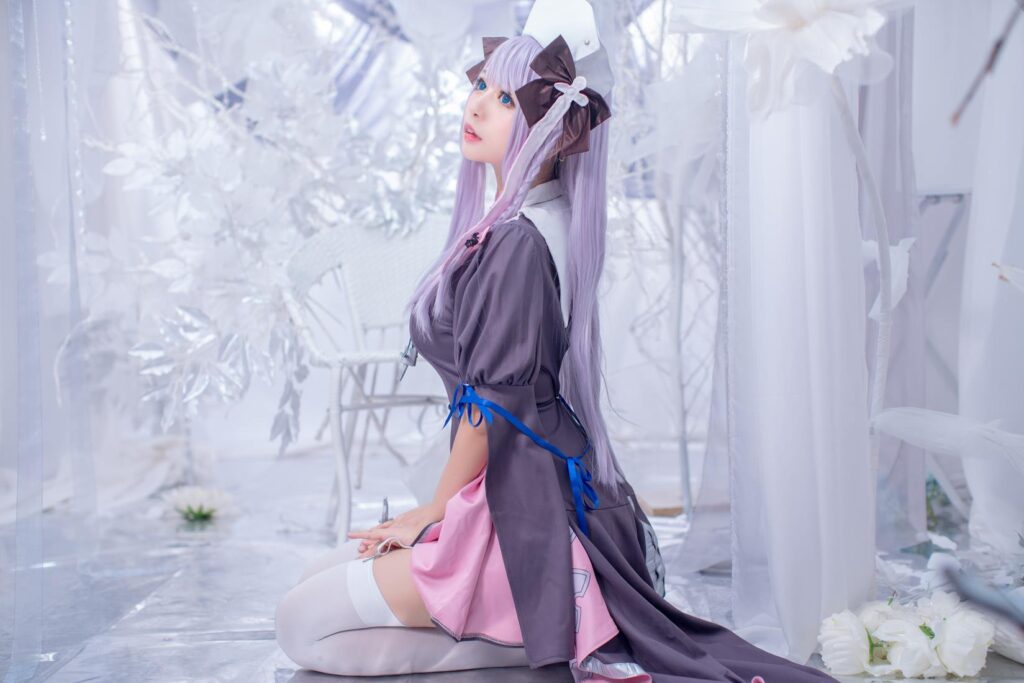 大眼萌妹黑貓貓OvO – 女灶神 [14P/130MB]插圖