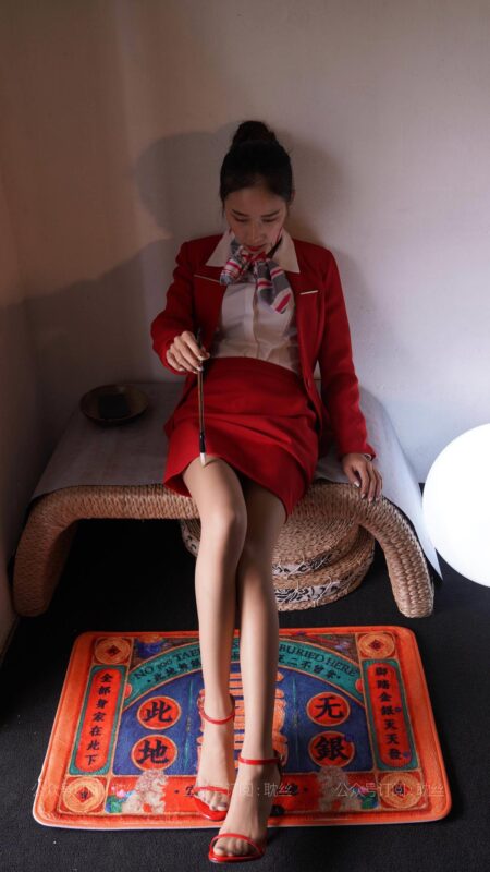 [IESS異思趣向] 2021.04.09 絲享家 765：美子《紅衣領班》[91P/88MB]-無料攝影圈