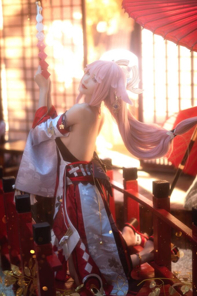 花兮_honoka NO.012 – 原神 八重神子[11P/137MB]插圖2