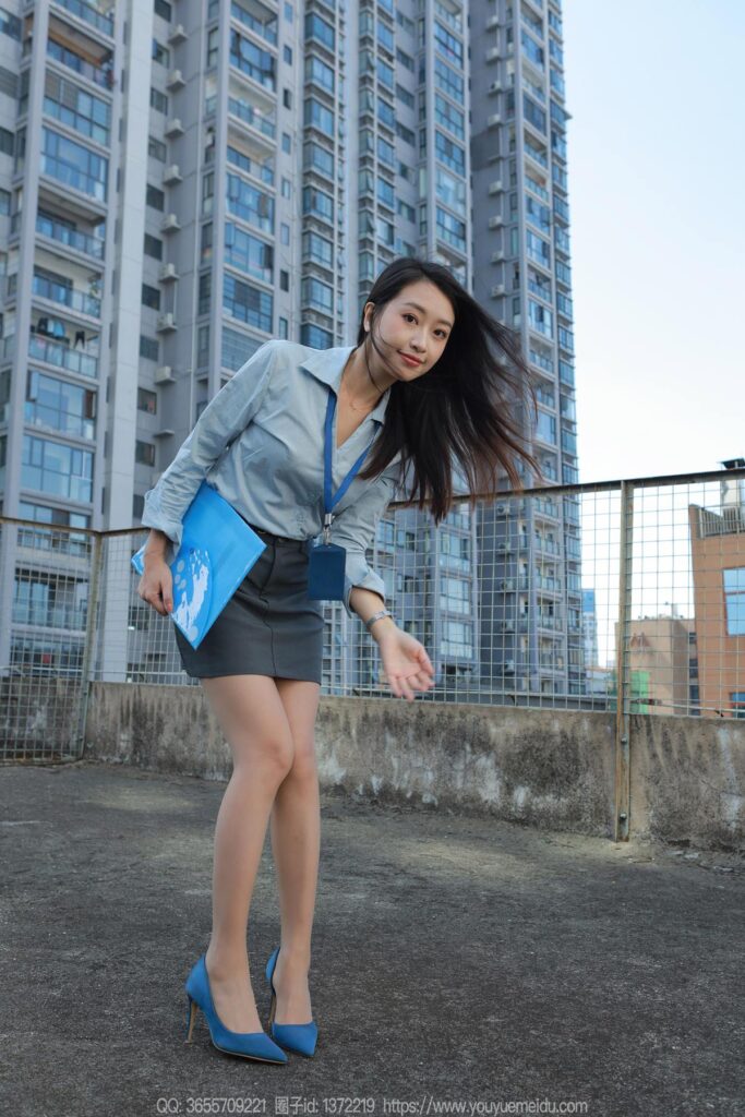 [IESS異思趣向] 2024.10.29 絲享家 1884 小婕《藍(lán)衣OL（上）》[88P/122MB]插圖