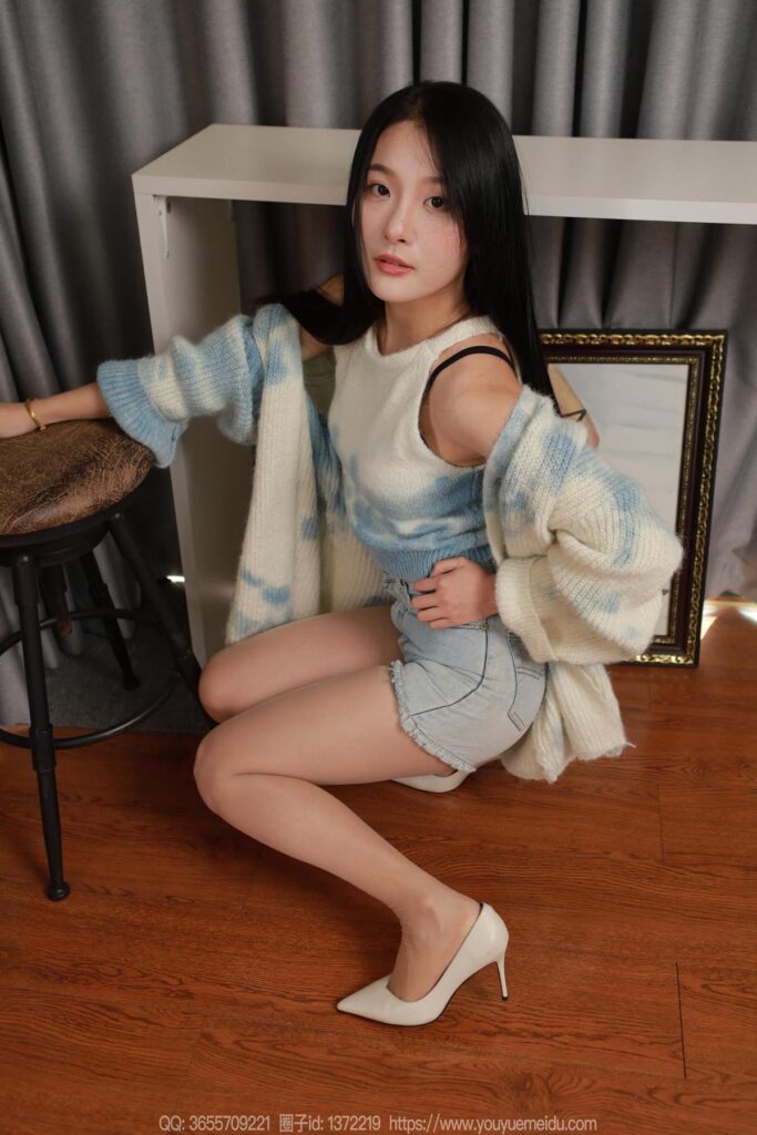 [IESS異思趣向] 2025.01.03 絲享家 1941 婉萍《藍(lán)白毛衣（上）》[90P/95MB]插圖3