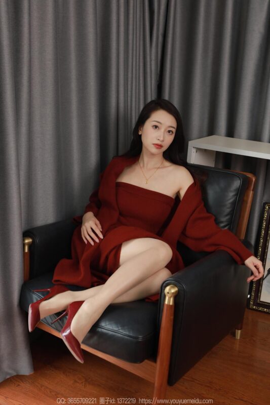 [IESS異思趣向] 2025.01.27 絲享家 1961 小婕《紅色針織裙（上）》[88P/77MB]-無料攝影圈