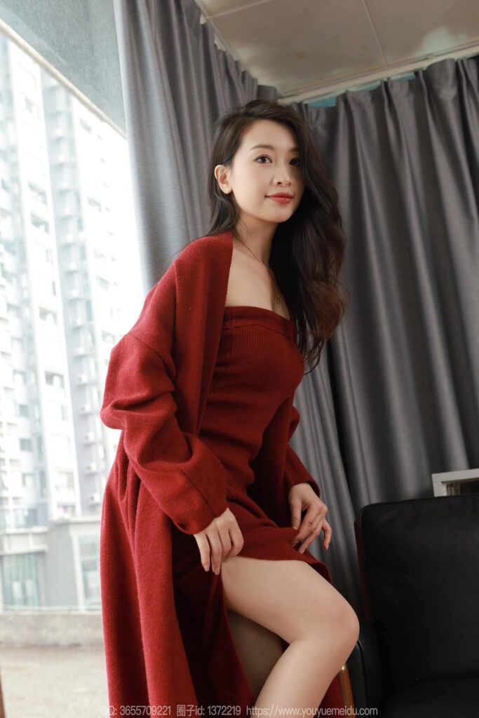 [IESS異思趣向] 2025.01.31 絲享家 1965 小婕《紅色針織裙（下）》[83P/77MB]插圖3