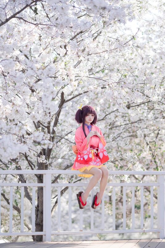 九柒喵 NO.010 – 甲鐵城的卡巴內(nèi)利 無名 和服[34P/253MB]-無料攝影圈