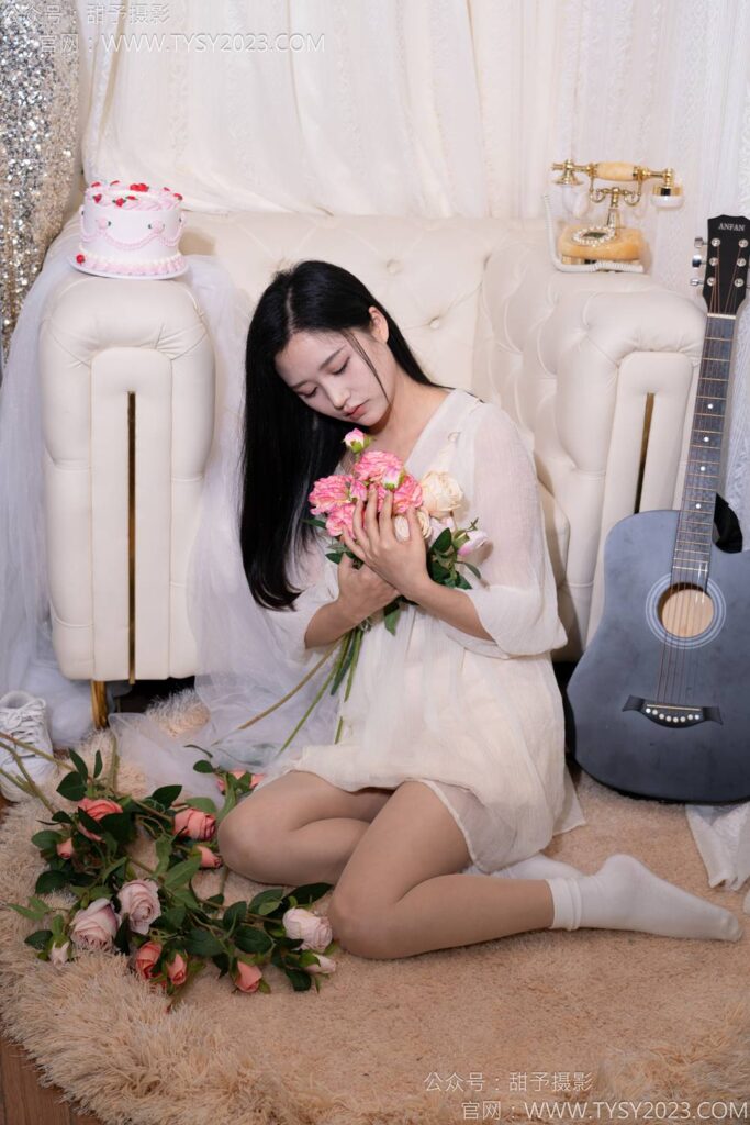 甜予攝影 NO.112 瀾瀾-板鞋、白棉襪、肉絲（腳尖加固款）[125P/2V/9.88GB]插圖3