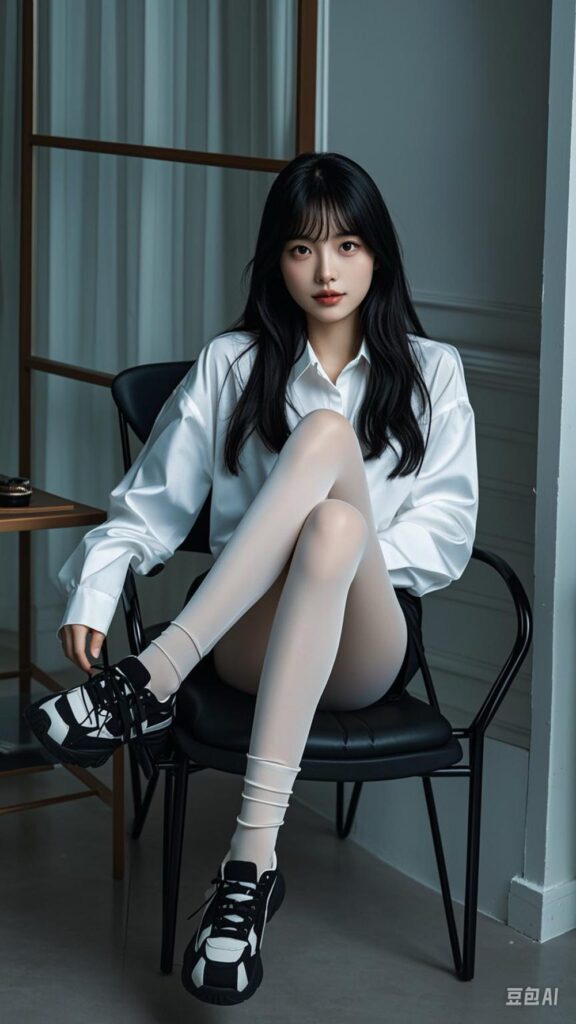 甜予攝影非官方AI版 NO.101 璇璇-OL至服、板鞋、高跟鞋、厚肉絲[146P/20.82MB]插圖3