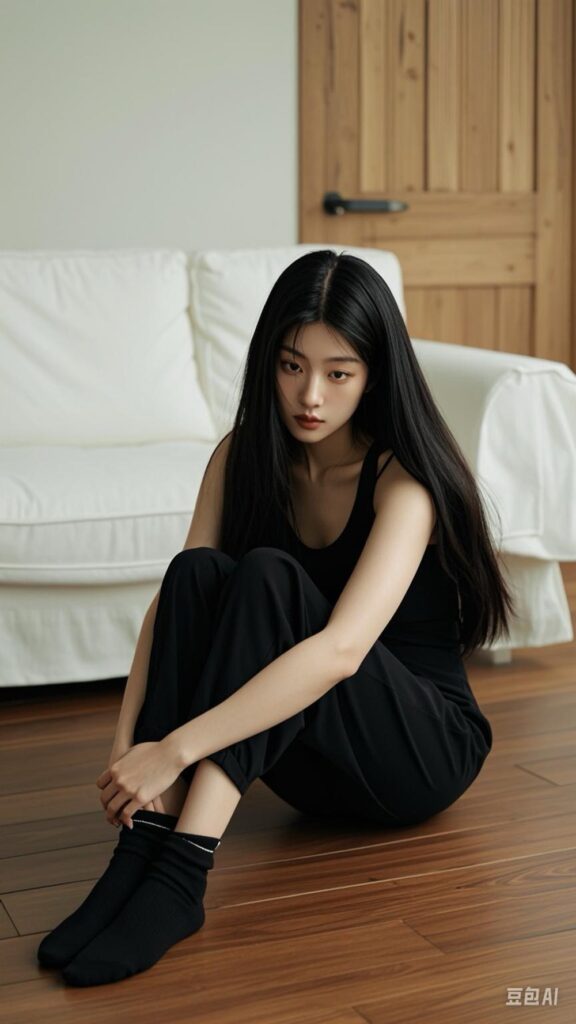 甜予攝影非官方AI版 NO.103 小云-板鞋、黑棉襪、裸足、剪指甲泡腳劇情142P/23.92MB]插圖3