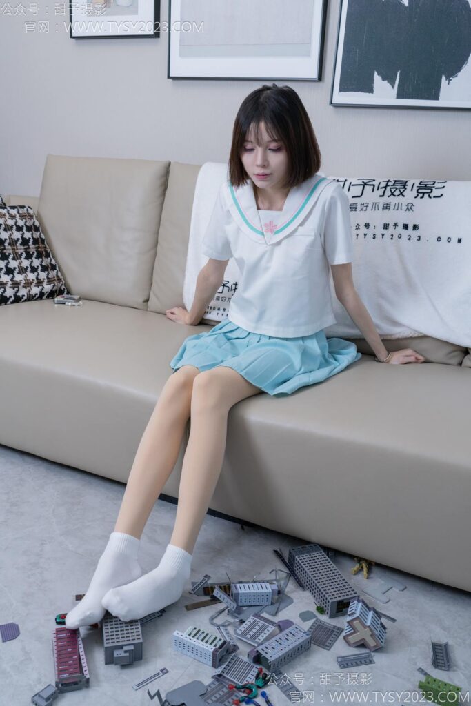 甜予攝影 NO.182 珞珞-板鞋、白棉襪、厚肉絲、小人國劇情[134P/2V/10.5GB]插圖3