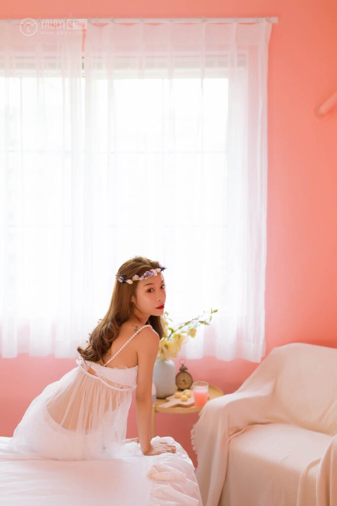 [YALAYI雅拉伊] 2019.03.27 No.099 粉色系少女私房 倩微微 [59P/546MB]插圖2