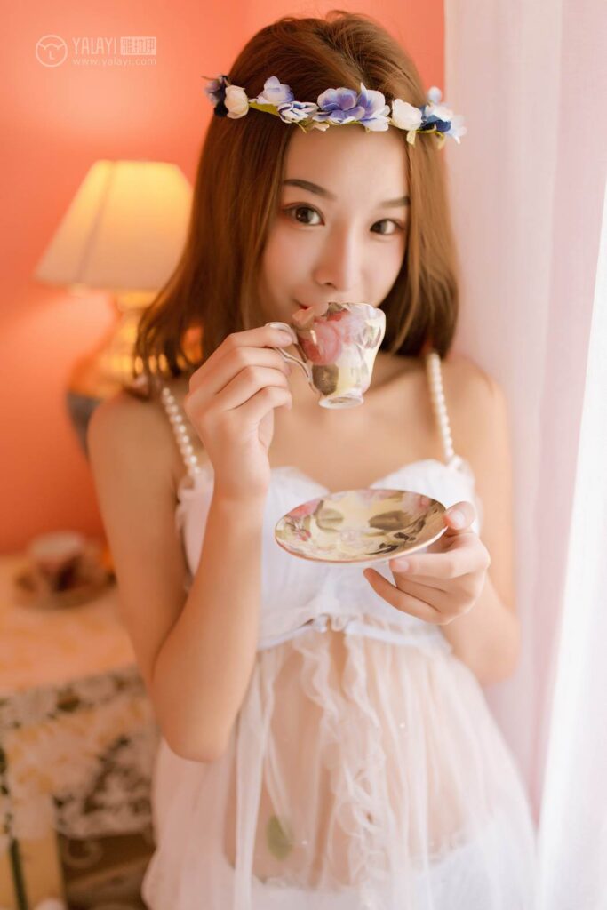 [YALAYI雅拉伊] 2019.03.27 No.099 粉色系少女私房 倩微微 [59P/546MB]插圖3