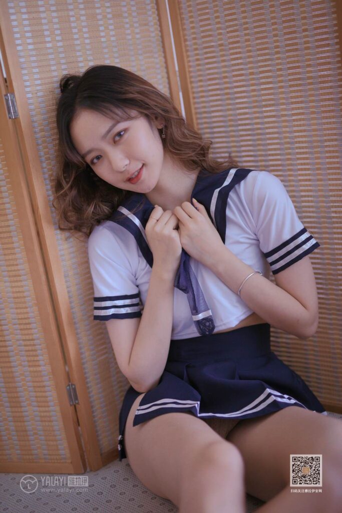 [YALAYI雅拉伊] 2019.10.23 No.438 美女與水手服 曉琳 [49P/1.04GB]插圖3