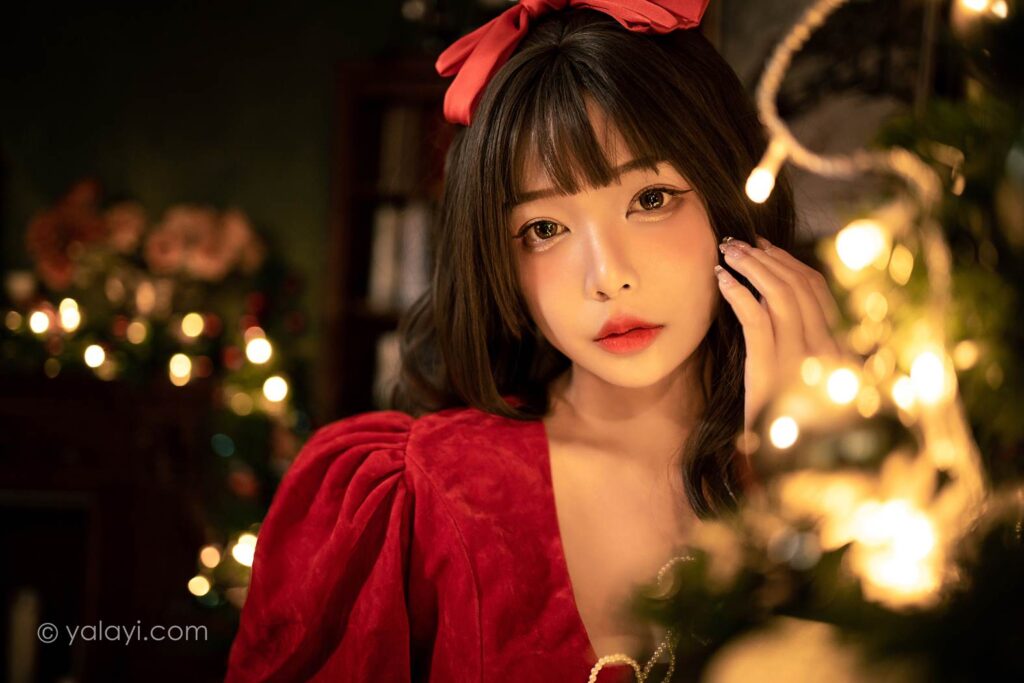 [YALAYI雅拉伊] 2021.12.20 NO.879 快樂圣誕 阿禾[47P/683MB]插圖2