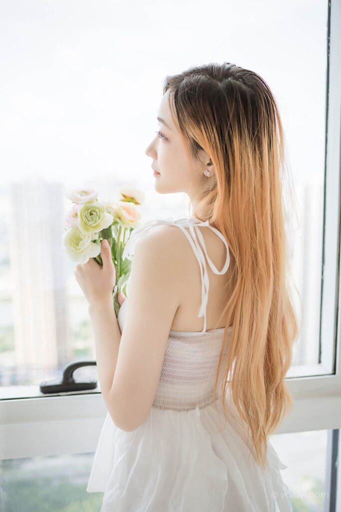 [YALAYI雅拉伊] 2022.12.03 NO.988 白衣麗人 夜夜[45P/261MB]插圖2