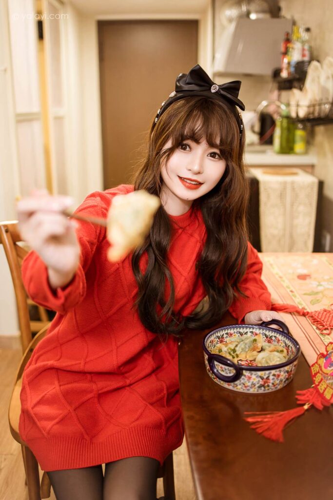 [YALAYI雅拉伊]2023.01.19 NO.1000 穿上你送的紅毛衣 小亭[45+1P/532MB]插圖3