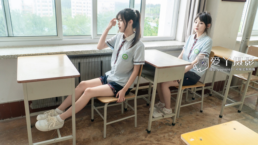 愛丫攝影 007 二女課間嬉趣[150P/1V/5.09GB]插圖1