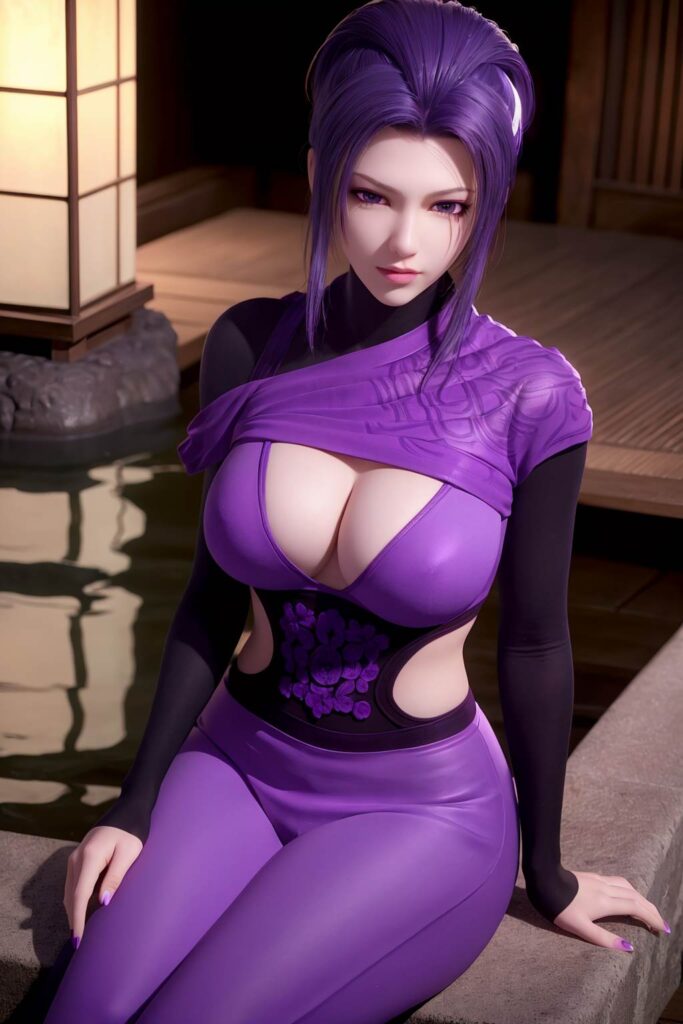 AI繪畫 734 天行-紫女[19P/33M]插圖1