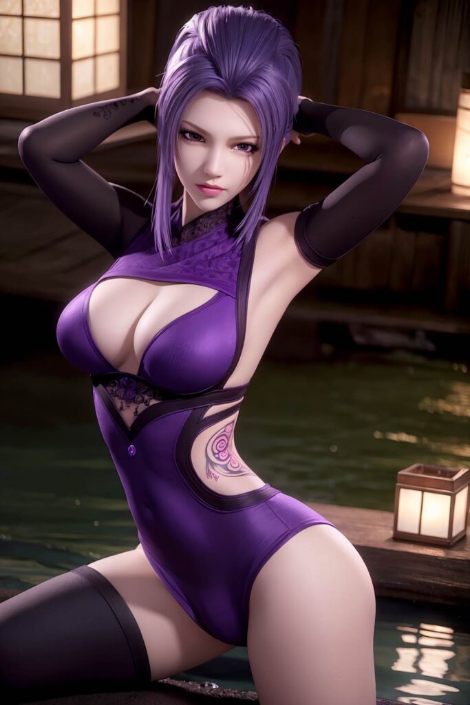 AI繪畫 734 天行-紫女[19P/33M]插圖2