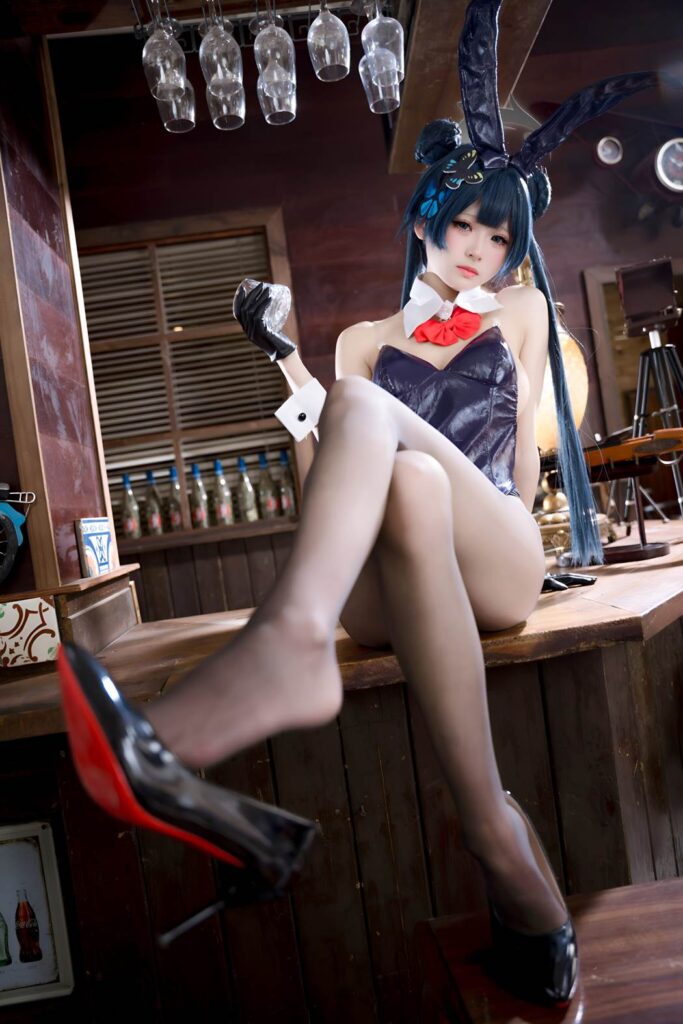 九柒喵 NO.022 – 蔚藍(lán)檔案 龍華妃咲 兔女郎[59P/321MB]插圖