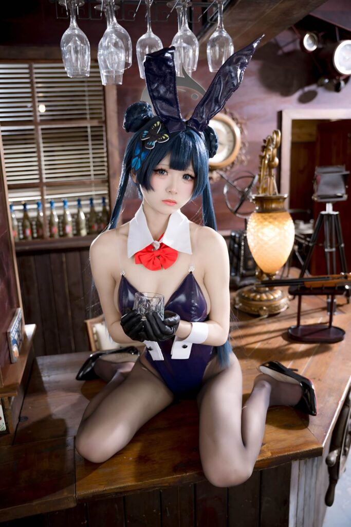 九柒喵 NO.022 – 蔚藍(lán)檔案 龍華妃咲 兔女郎[59P/321MB]插圖3