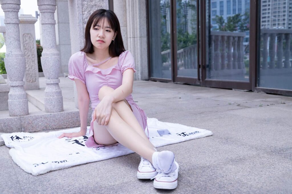 [BoBoSocks襪啵啵]NO.001 小甜豆-帆布鞋、白棉襪、肉絲 [138P/1V/6.23GB]插圖2