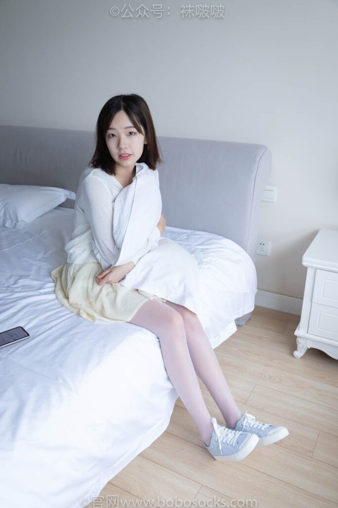 [BoBoSocks襪啵啵]NO.005 小甜豆-帆布鞋、薄白絲 [133P/1V/3.14GB]插圖