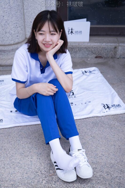 [BoBoSocks襪啵啵]NO.022 小甜豆-校服、貝殼頭、白棉襪、肉絲 [140P/1V/6.34GB]-無料攝影圈
