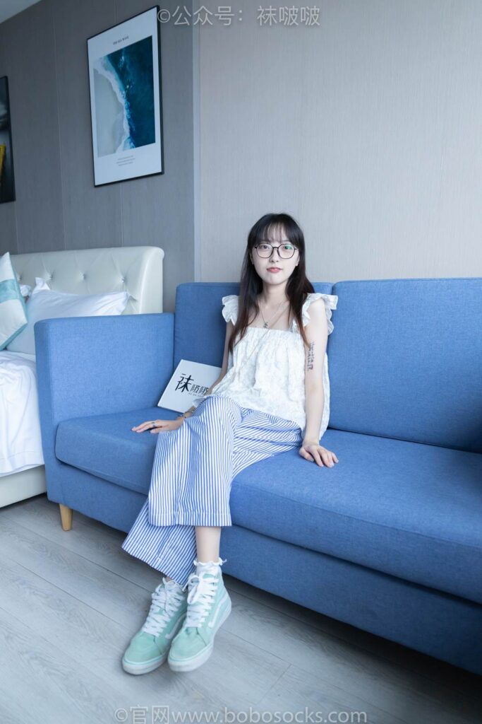 [BoBoSocks襪啵啵]NO.027 稚予- vans、白色棉襪、肉絲 [136P/1V/3.35GB]插圖1