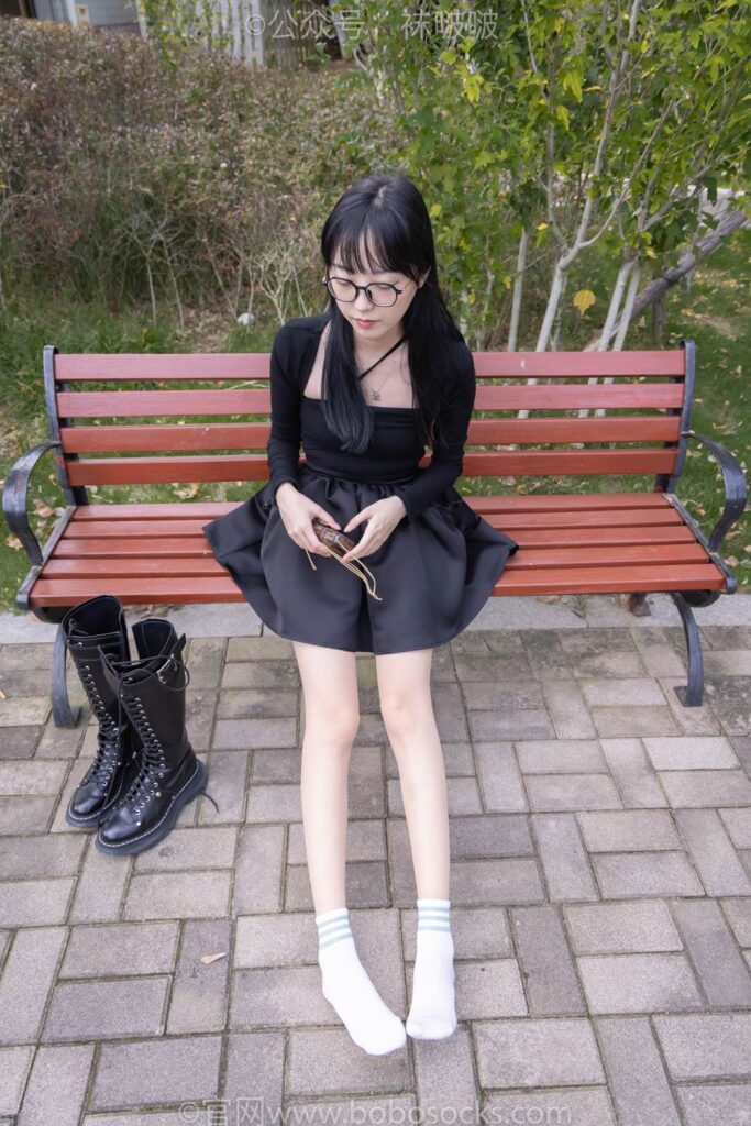 [BoBoSocks襪啵啵]NO.040 稚予-長靴、白棉襪、肉絲 [137P/1V/4.81GB]插圖3