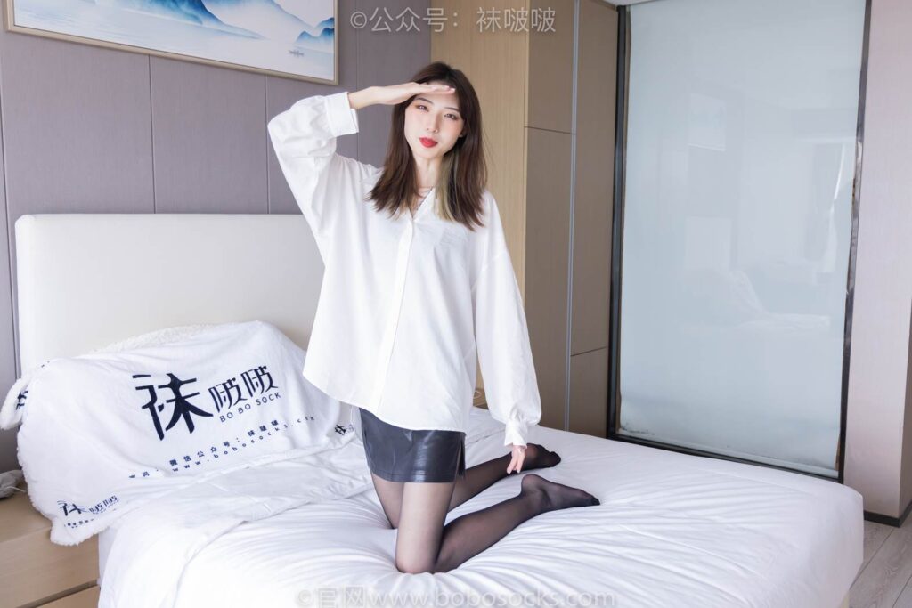 [BoBoSocks襪啵啵]NO.046 楓楓-短靴、黑絲 [135P/1V/6.81GB]插圖1