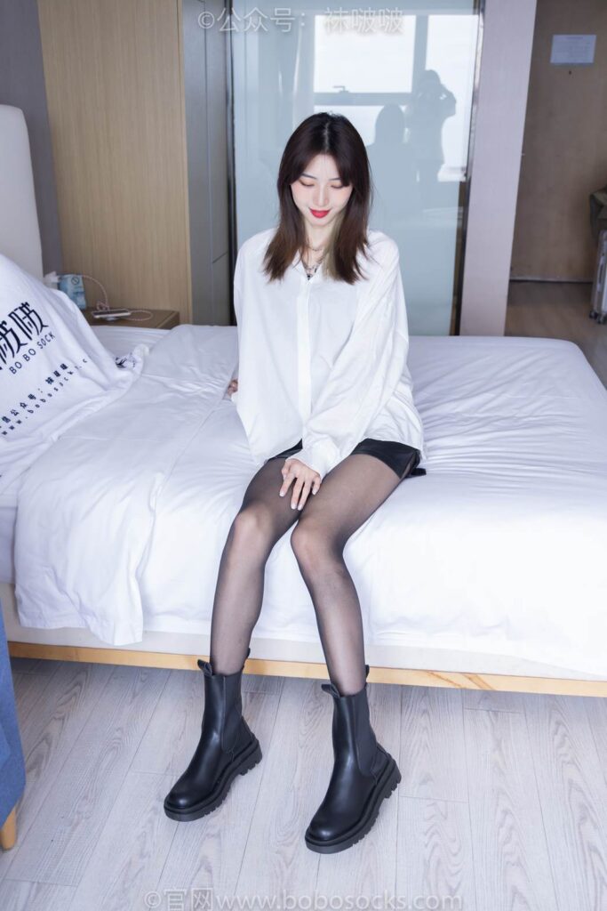 [BoBoSocks襪啵啵]NO.046 楓楓-短靴、黑絲 [135P/1V/6.81GB]插圖3
