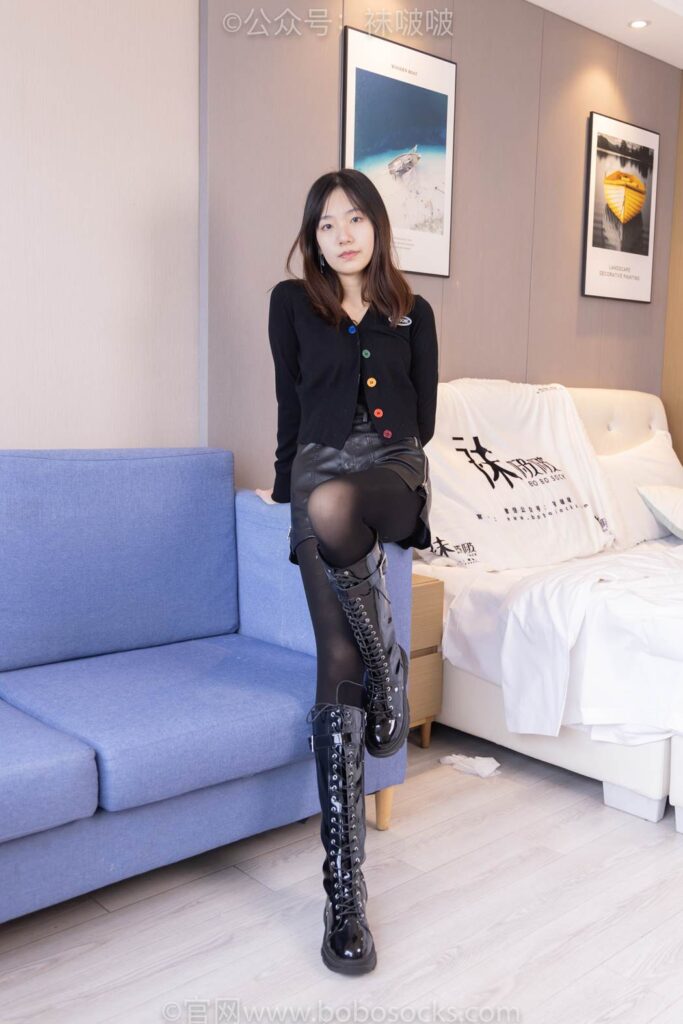 [BoBoSocks襪啵啵]NO.072 小甜豆-兩雙長靴、厚黑絲、厚肉絲 [144P/1V/6.59GB]插圖1