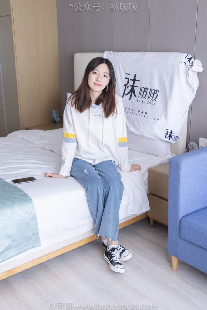 [BoBoSocks襪啵啵]NO.080 小甜豆-帆布鞋、白棉襪、肉絲 [140P/1V/6.63GB]插圖1