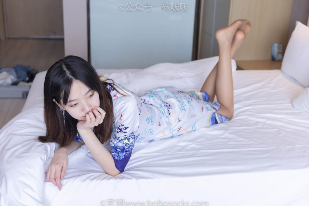 [BoBoSocks襪啵啵]NO.082 小甜豆-旗袍、皮底鞋、高跟鞋、肉絲[140P/1V/6.76GB]插圖1