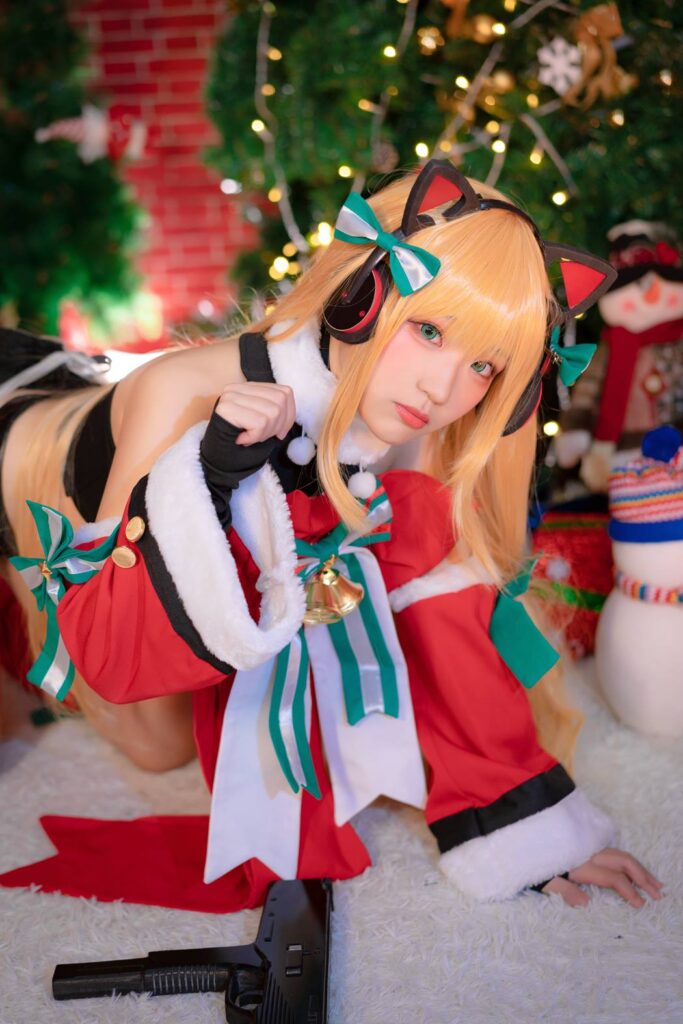 動(dòng)漫博主Mime彌美 – 少女前線 TMP 圣誕節(jié) [15P/241MB]插圖2