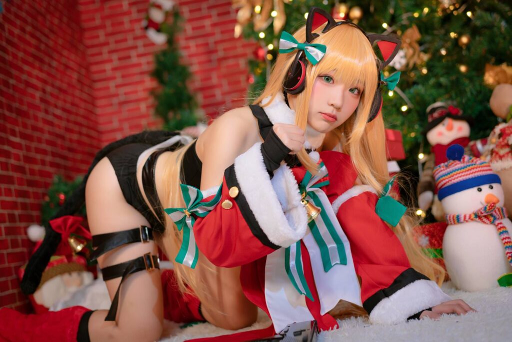 動(dòng)漫博主Mime彌美 – 少女前線 TMP 圣誕節(jié) [15P/241MB]插圖3