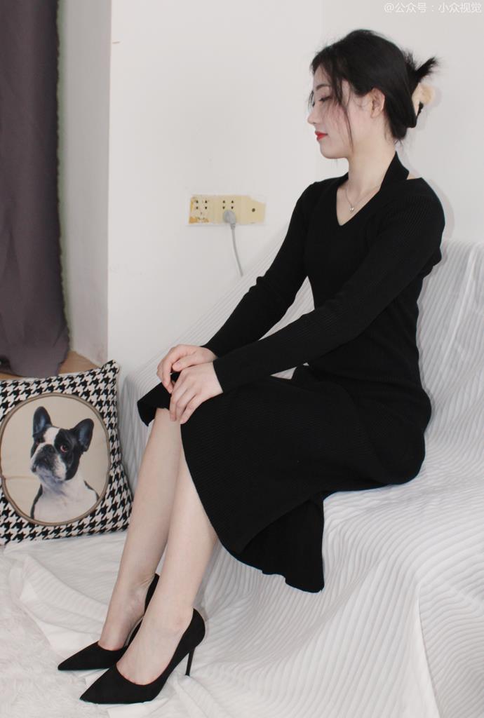 小眾視覺 006-嚶嚶 黑色連衣裙［128P/0.98G］插圖2