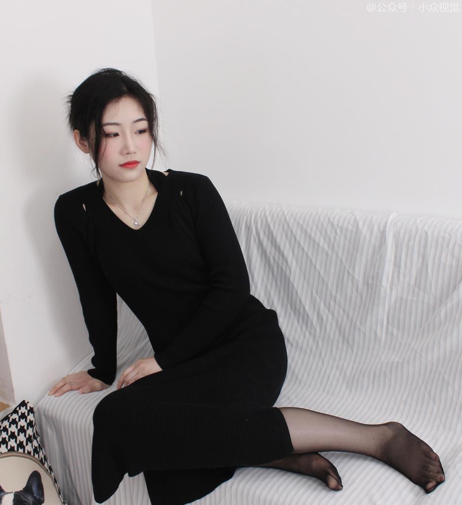 小眾視覺 006-嚶嚶 黑色連衣裙［128P/0.98G］插圖3