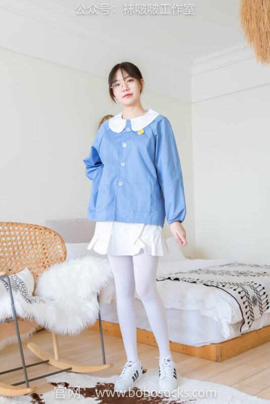 [BoBoSocks襪啵啵]NO.093 小甜豆-貝殼頭、厚白絲[132P/1V/5.96GB]-無料攝影圈