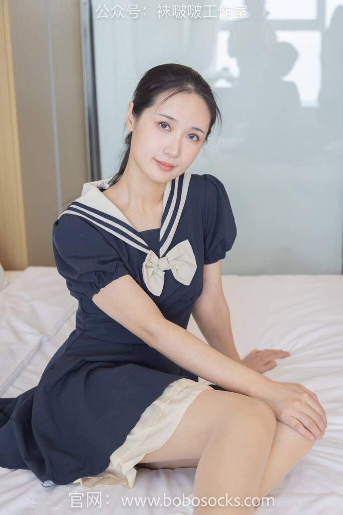 [BoBoSocks襪啵啵]NO.107 小安-平底鞋、白棉襪、肉絲[140P/1V/5.26GB]插圖2