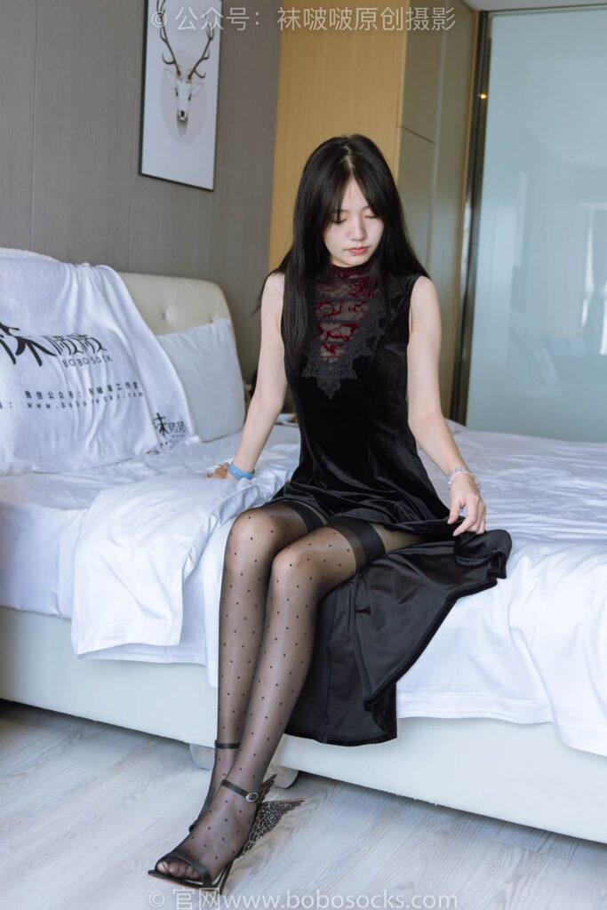 [BoBoSocks襪啵啵]NO.175 小甜豆-高跟鞋、黑絲 腳尖透明款[140P/1V/5.83GB]插圖