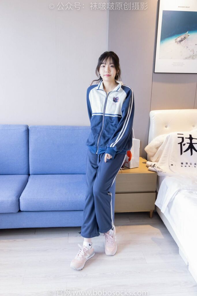 [BoBoSocks襪啵啵]NO.226 小甜豆-運動鞋、白棉襪、白絲[140P/1V/6.51GB]插圖1