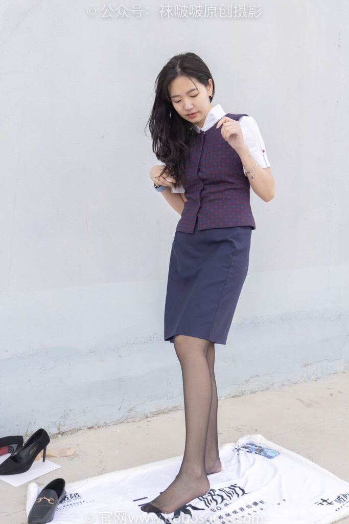 [BoBoSocks襪啵啵]NO.227 小甜豆-皮鞋、黑絲、裸足[150P/1V/5.41GB]插圖2